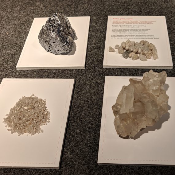 Arena, grava, cuarzo